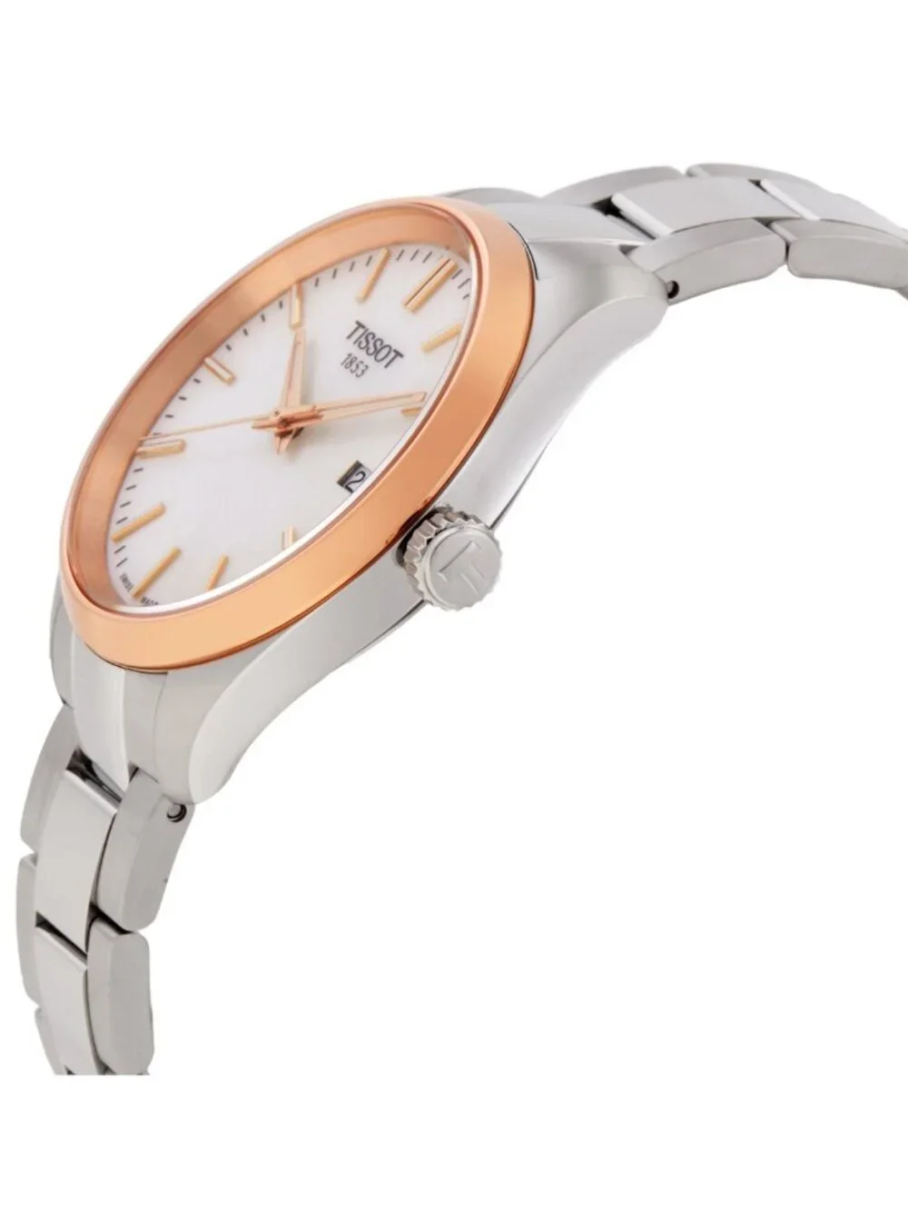 NWT Tissot PR 100 Quartz Mother of Pearl Dial Men's Watch